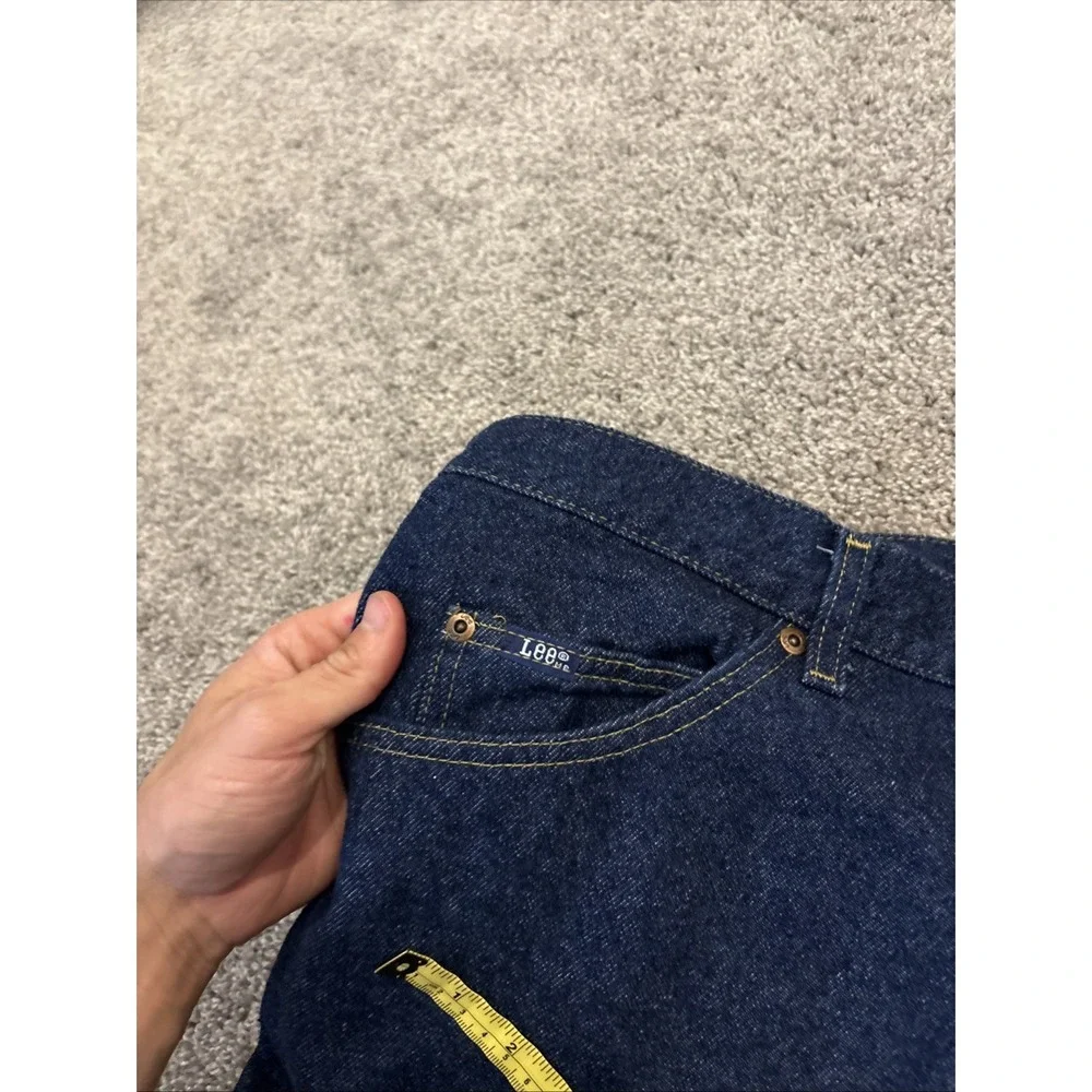 NEW 90s Vintage Men Lee MR Jeans Regular Fit 38x34 Denim 200-8989 Pepper Prewash
